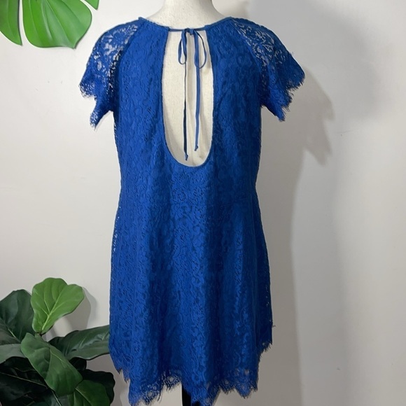 Free People Stardust Lace Dress in Blue Sz. Small - Picture 7 of 13